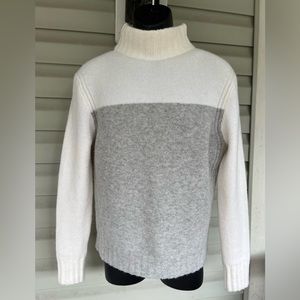 J.CREW Womens Mock Neck Pullover Sweater Size Medium Nylon Merino Wool Alpaca